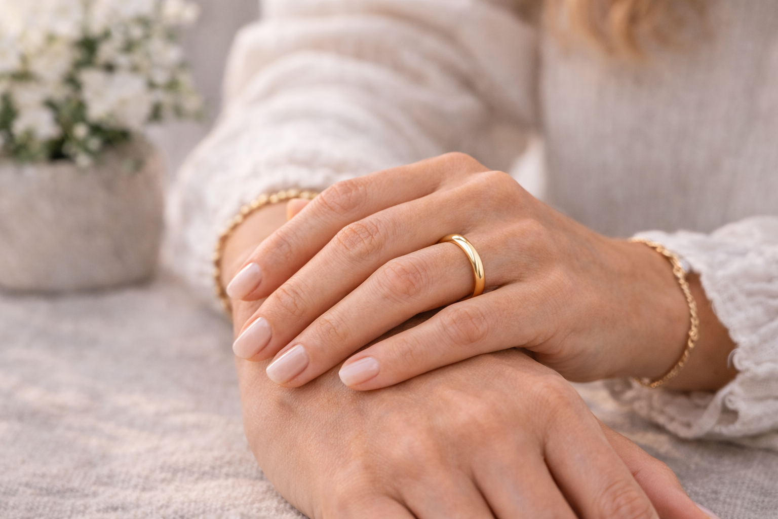 Guldbelagt ring: Et elegant valg til den moderne dame